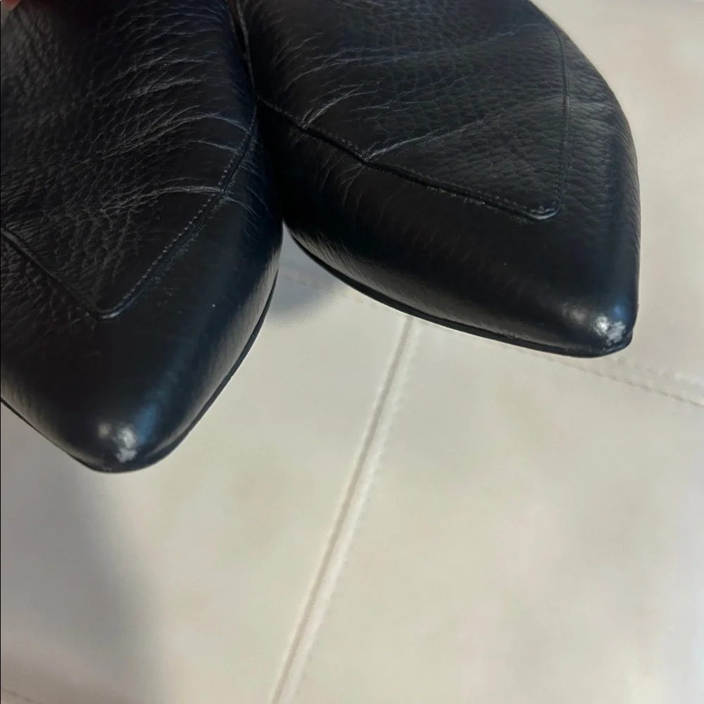 Everlane The Boss Flat Black Italian Leather 9.5